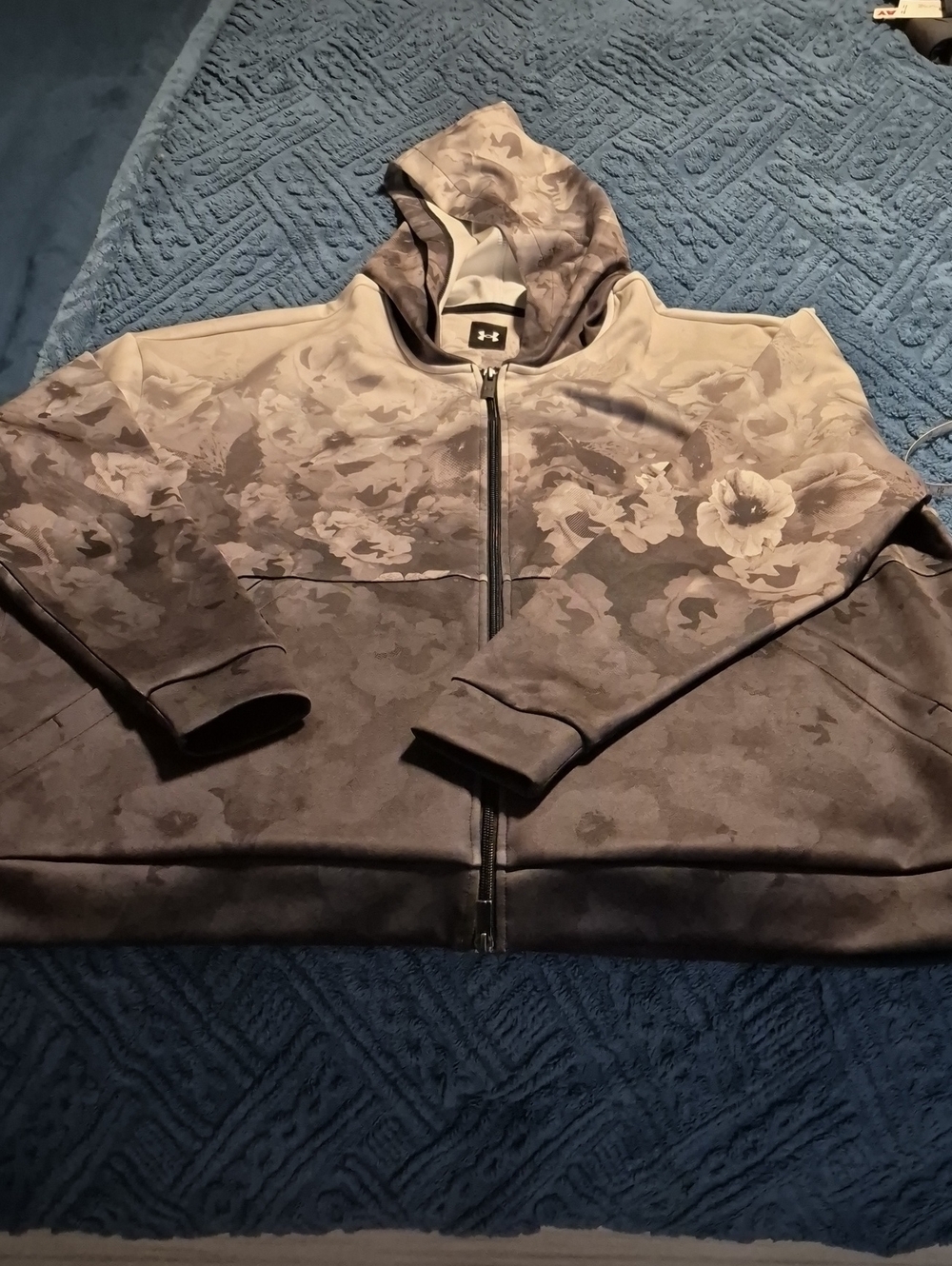 Under Armour FCP Floral Fz Hoodie Like New Sz XL